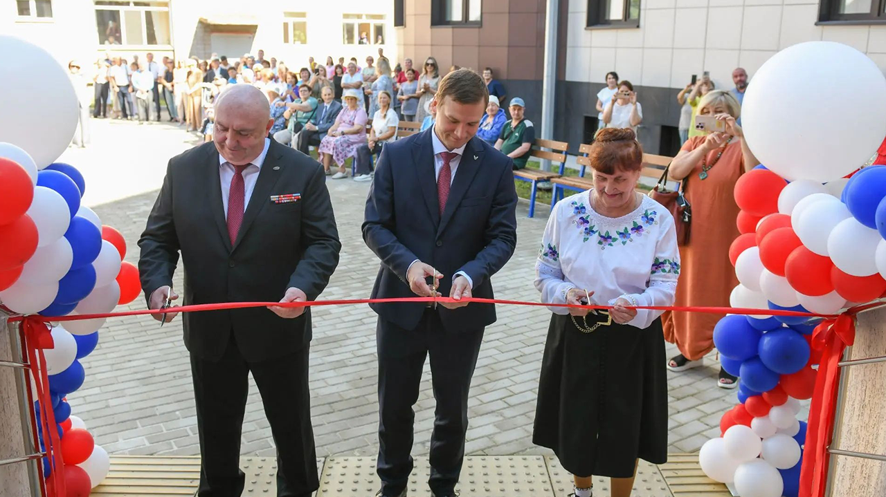 Председатель Хакасского ВОИ посетила открытие нового корпуса пансионата ветеранов